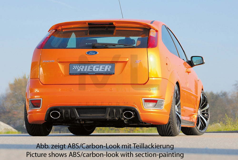 Rieger 00034148 Ford Focus 2 ST Rear Diffuser 5 | ML Performance UK Car Parts