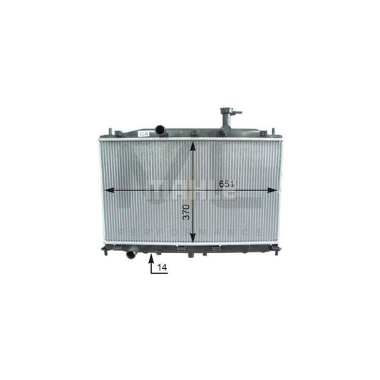 MAHLE ORIGINAL CR 1119 000P Engine radiator for HYUNDAI ACCENT Brazed cooling fins, Manual Transmission | ML Performance Car Parts