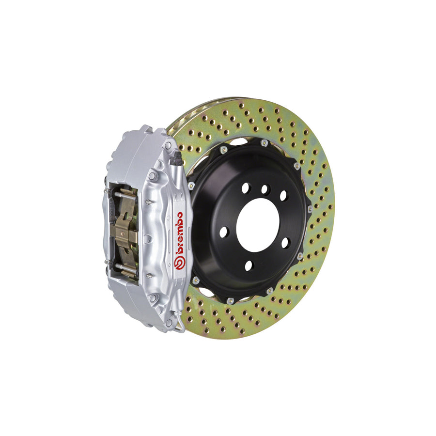 Brembo 2B1.9001A Hummer H2 Rear GT 4-Pistons Drilled 2-piece Big Brake Kit 380x32mm