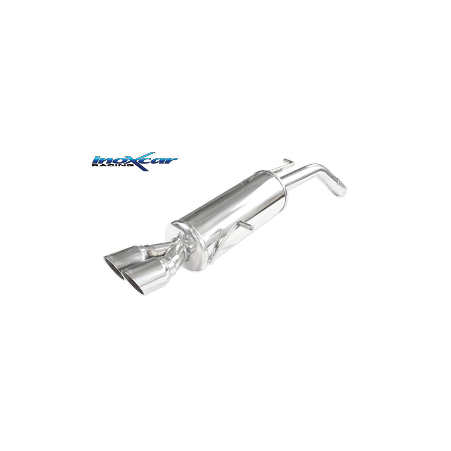 InoXcar PE207.02.RA Peugeot 207 Stainless Steel Rear Exhaust | ML Performance UK Car Parts