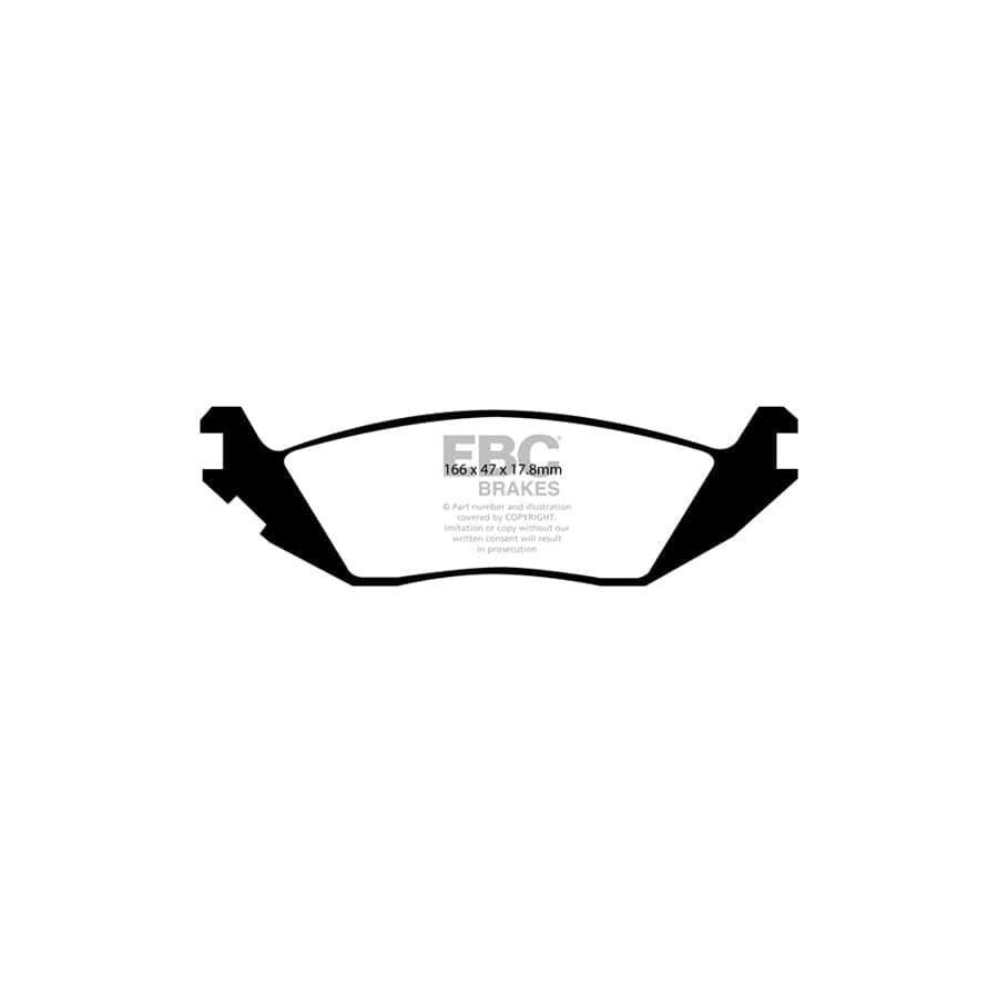 EBC PDKR295 Dodge Durango Ultimax Rear Brake Pad & Plain Disc Kit 2 | ML Performance UK Car Parts
