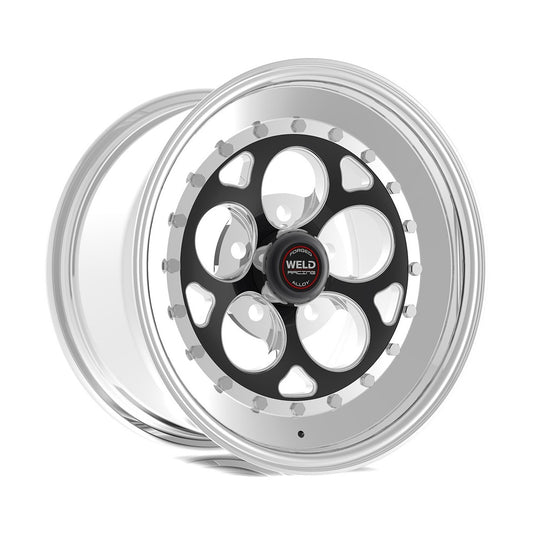 Weld 792B-58206 Magnum Iii Wheel 15x8 5x4.5 ET-25 BS3.5 Black Center - Polished Shell
