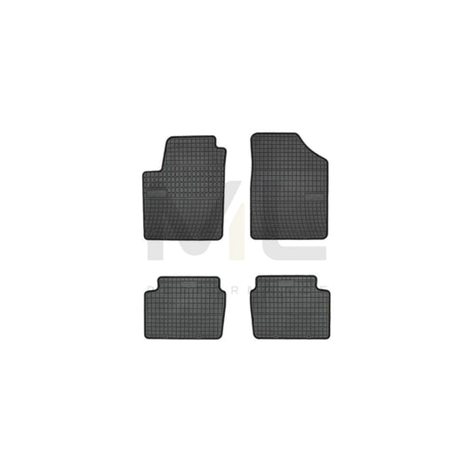 FROGUM Tailored 0425 Floor mat set for HYUNDAI i10 I (PA) Elastomer, Front and Rear, Quantity: 4, Black | ML Performance Car Parts