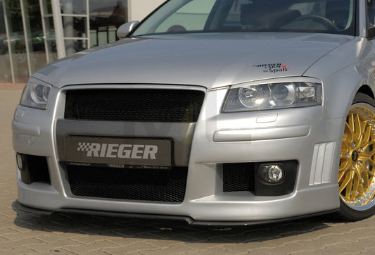 Rieger 00056733 Audi 8P A3 Front Bumper 1 | ML Performance UK Car Parts