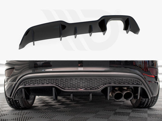 Maxton Design FO-FI-7F-ST-5D-RS1T Rear Valance Ford Fiesta ST (5 Door Version) MK7 Facelift | ML Performance UK Car Parts