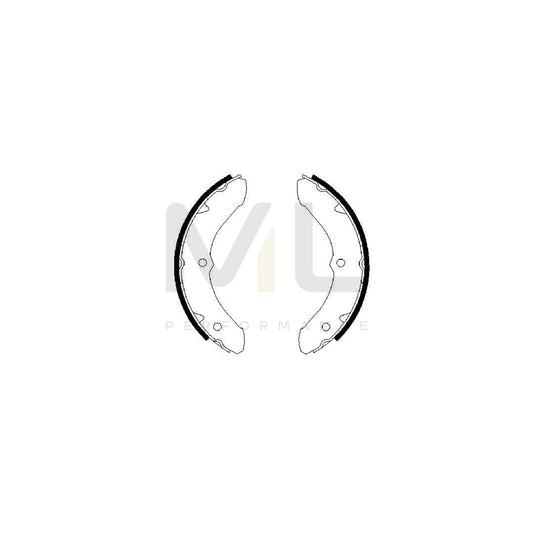 BOSCH 0 986 487 468 Brake Shoe Set for TOYOTA LAND CRUISER | ML Performance Car Parts