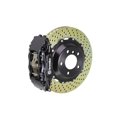 Brembo 2B1.9001A Hummer H2 Rear GT 4-Pistons Drilled 2-piece Big Brake Kit 380x32mm