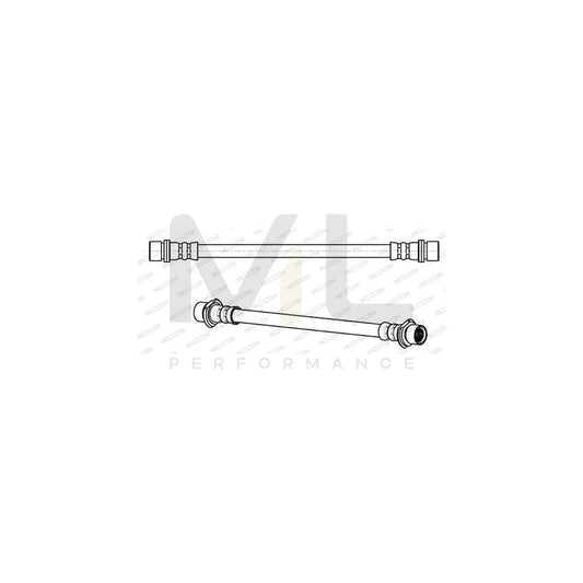 FERODO FHY2702 Brake Hose for TOYOTA Yaris II Hatchback (XP9) 225mm, F 10X1 | ML Performance Car Parts