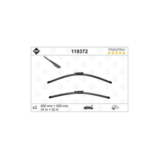 Swf Visioflex 119372 Wiper Blade For Fiat Multipla (186) | ML Performance UK Car Parts
