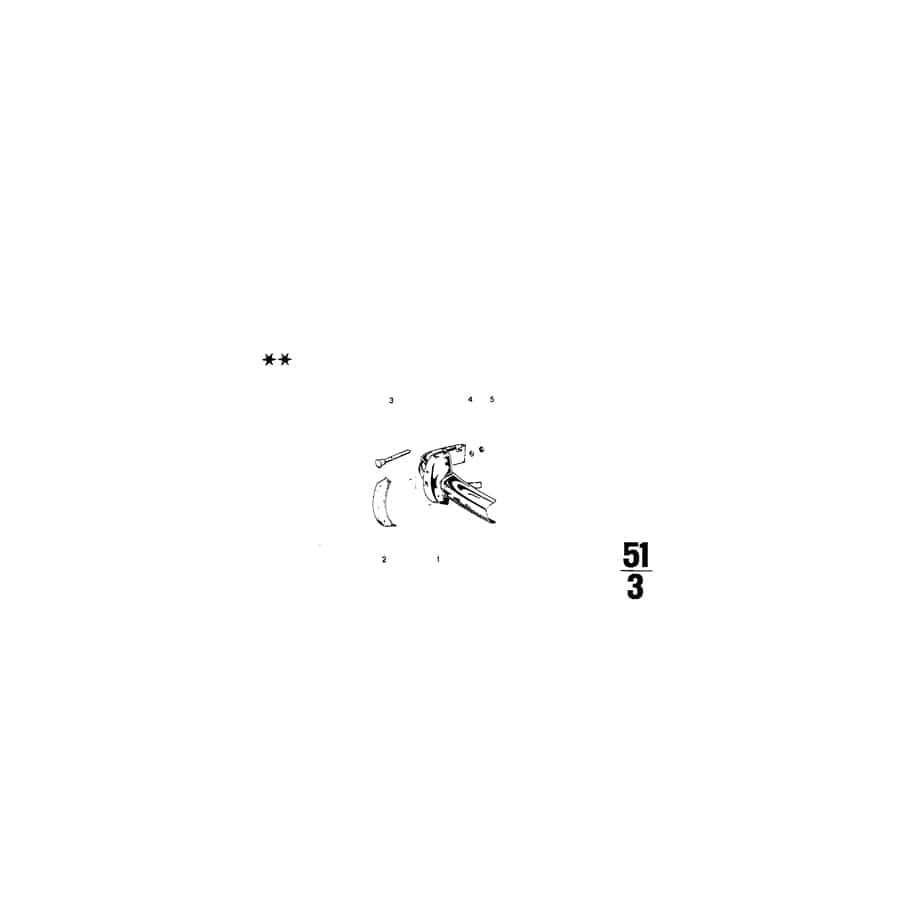 Genuine BMW 51111816422  Bumper Over-Rider RECHTS USA (Inc. 2000, 2002 & 1602) | ML Performance UK Car Parts