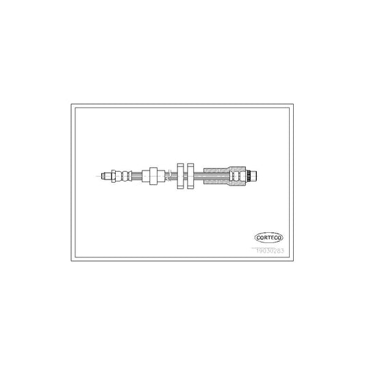 Corteco 19030283 Brake Hose For Peugeot 607 Saloon | ML Performance UK