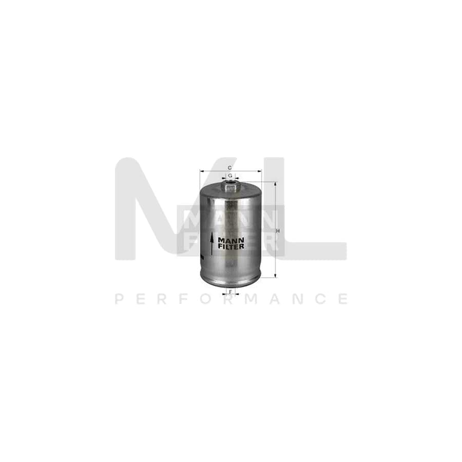 MANN-FILTER WK 725/1 Fuel filter for AUDI 80 In-Line Filter | ML Performance Car Parts