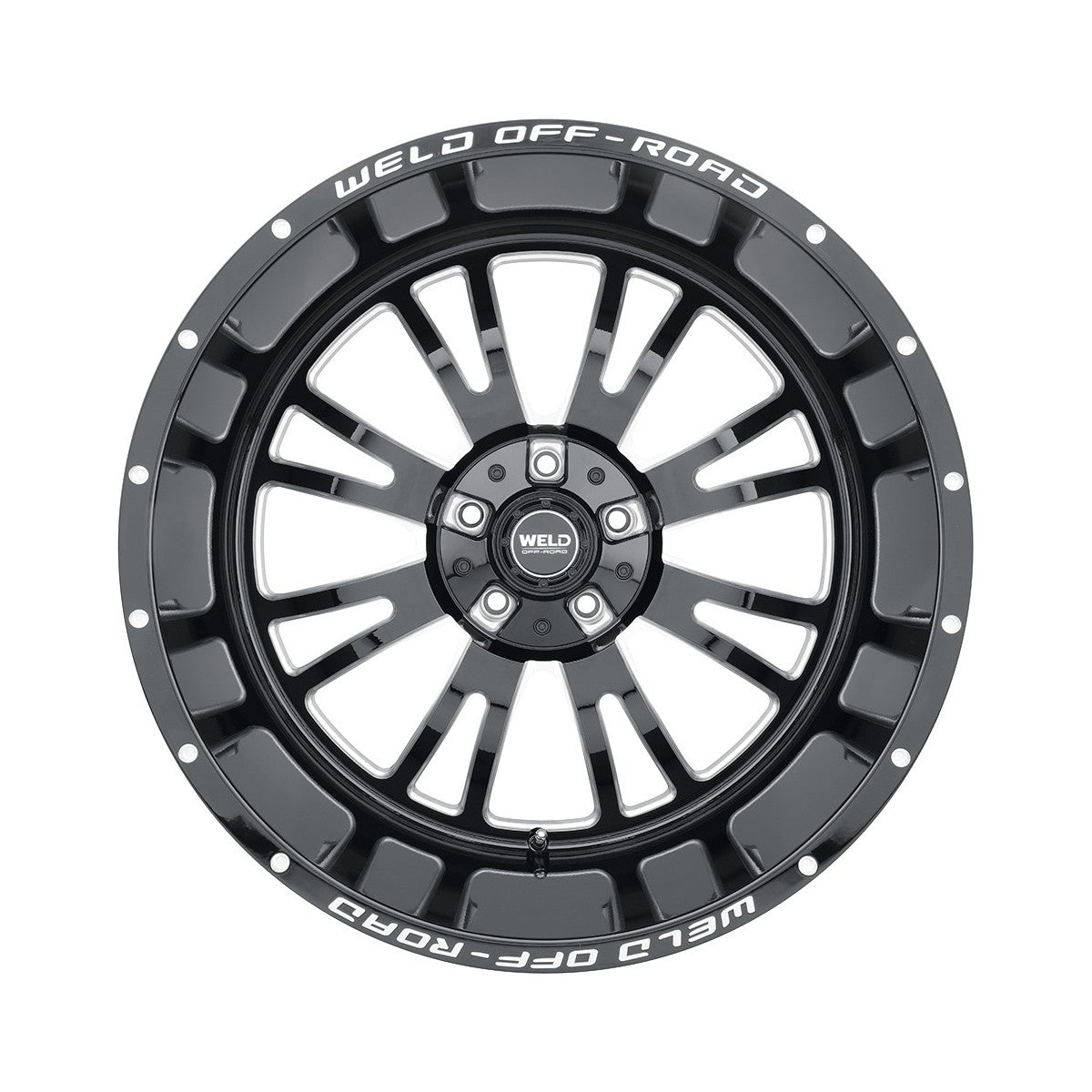 Weld W15802026475 Slingblade W158 Wheel 20x12 5x114.3 ET-44 BS4.75 Gloss Black MIL