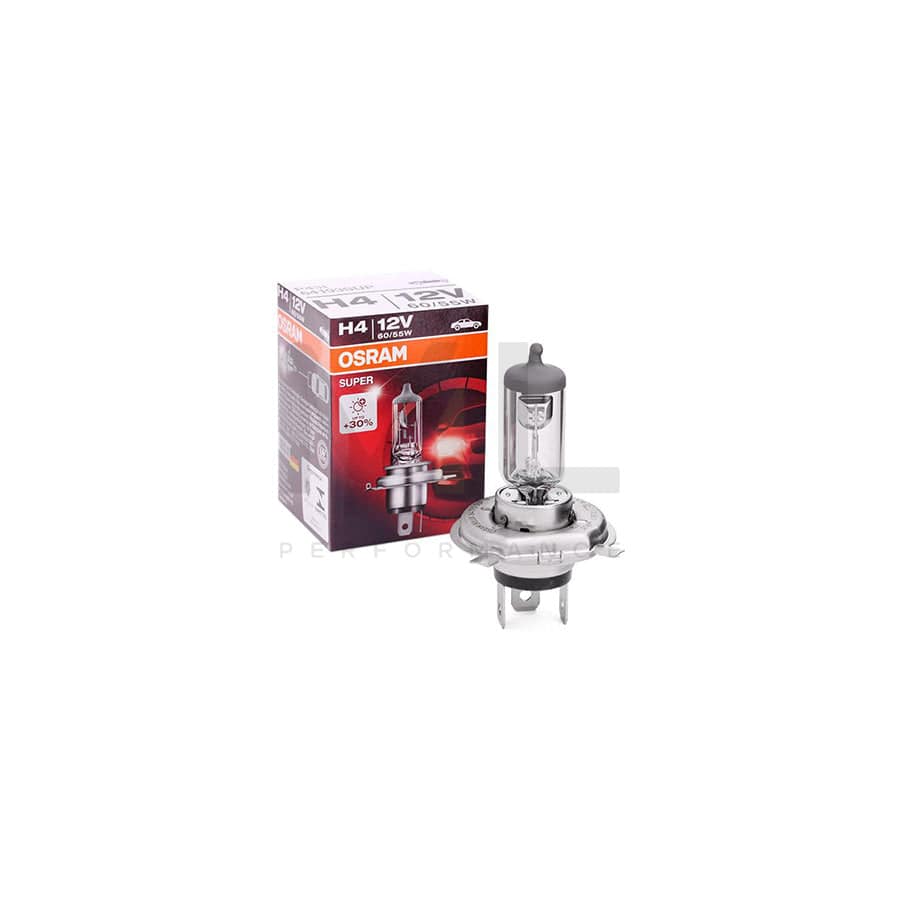 OSRAM SUPER 64193SUP Bulb, spotlight H4 12V 60/55W P43t Halogen | ML Performance Car Parts
