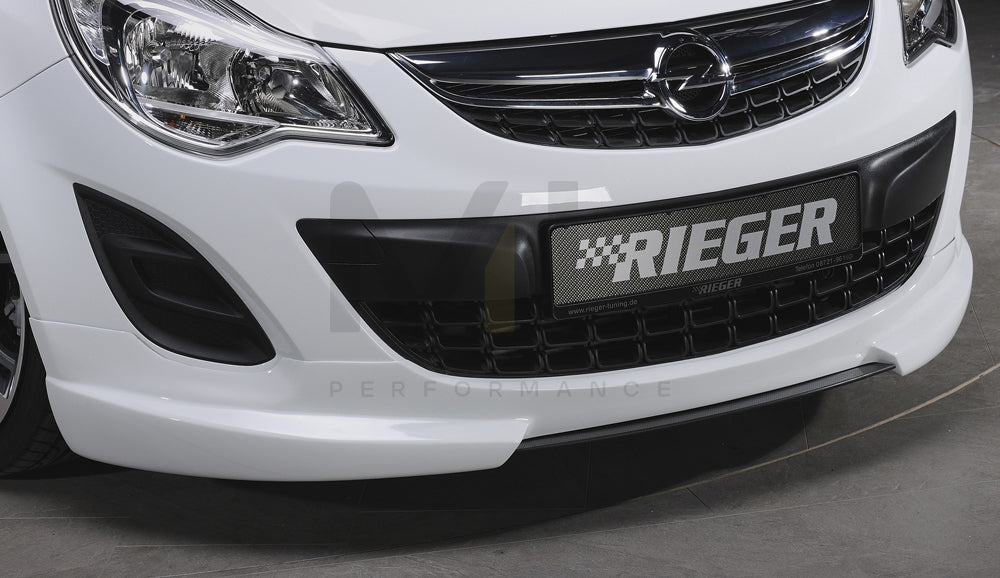 Rieger 00058946 Opel Corsa D Front Splitter 2 | ML Performance UK Car Parts
