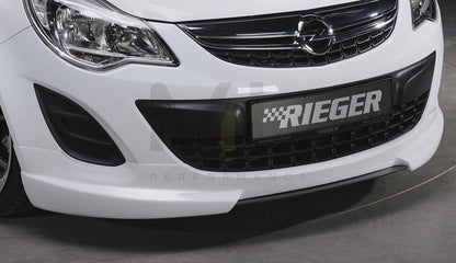 Rieger 00058946 Opel Corsa D Front Splitter 2 | ML Performance UK Car Parts