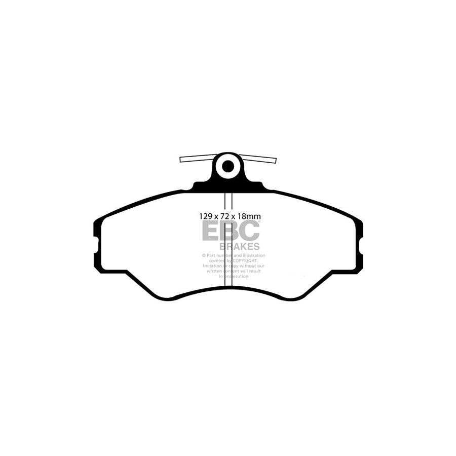 EBC DP1086 Hyundai Ultimax Front Brake Pads (Inc. H100, H150, H200) 2 | ML Performance UK Car Parts