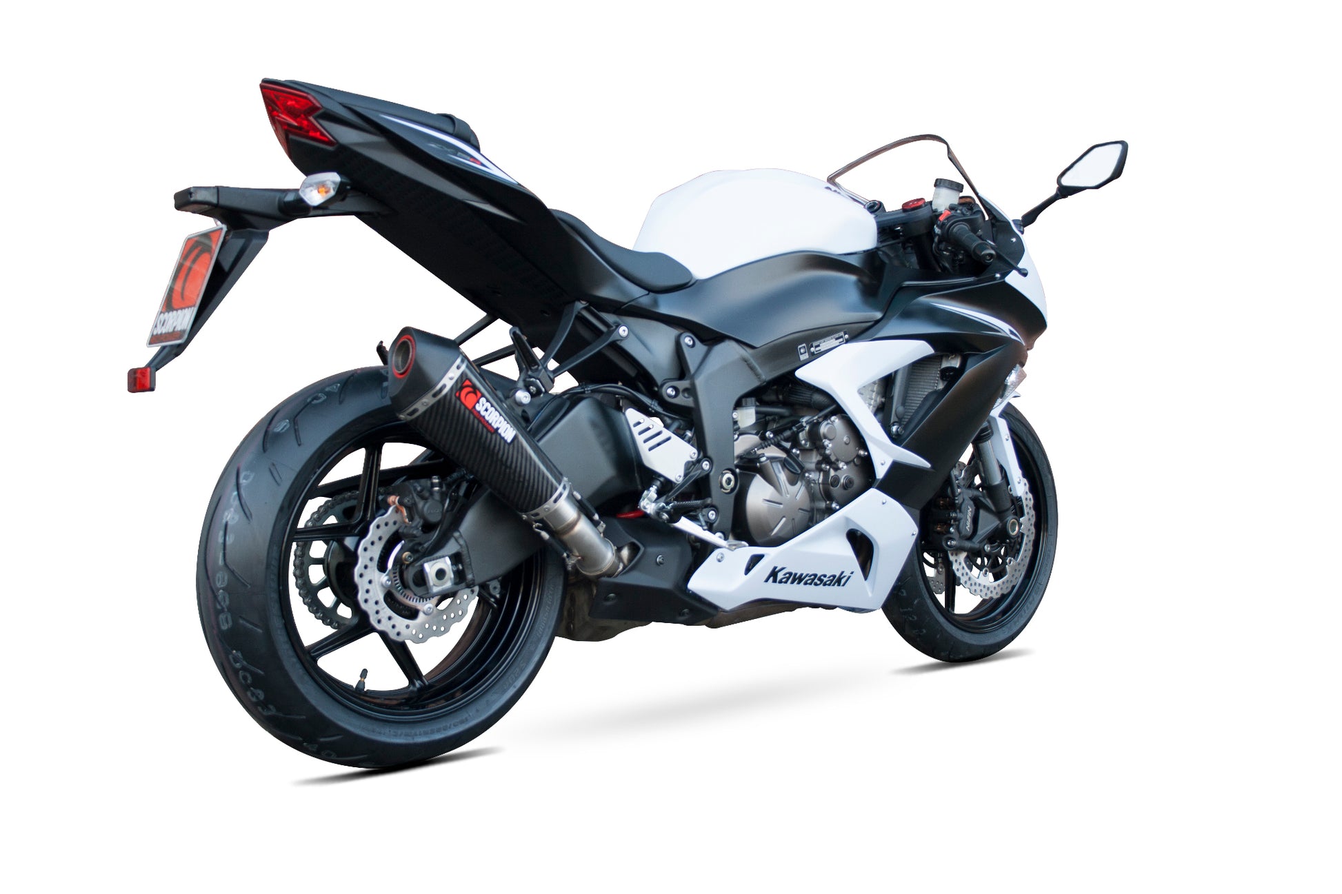 Scorpion RKA97CEO Kawasaki Serket Taper Slip-On - Carbon Fibre Sleeve (Ninja ZX-6R / Ninja ZX-636) | ML Performance UK UK