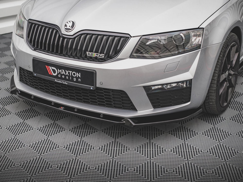 Maxton Design Skoda Octavia Rs MK3 (2013-2016) Front Splitter V.3