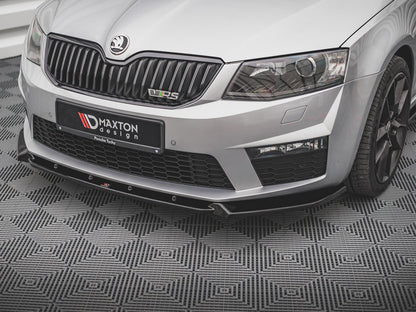 Maxton Design Skoda Octavia Rs MK3 (2013-2016) Front Splitter V.3