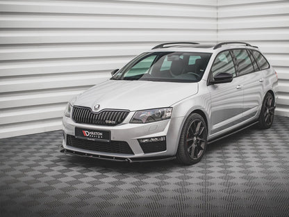 Maxton Design Skoda Octavia Rs MK3 (2013-2016) Front Splitter V.3