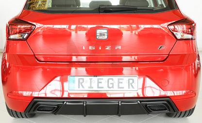 Rieger 00027101 SEAT KJ Rear Diffuser (Ibiza FR & Ibiza) 7 | ML Performance UK Car Parts