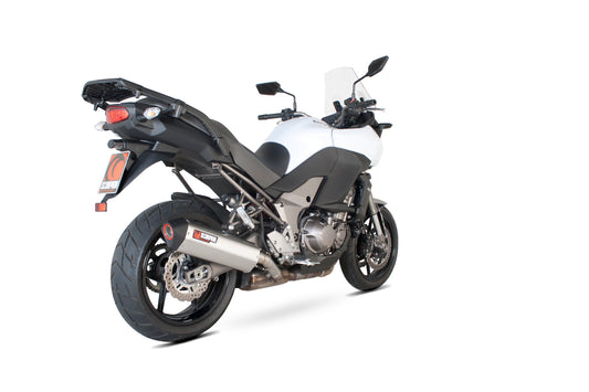 Scorpion RKA92SEO Kawasaki Versys 1000 Serket Parallel Slip-On - Brushed Stainless Steel Sleeve | ML Performance UK UK