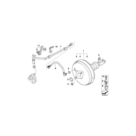 Genuine BMW 11667571122 E89 Vacuum Pipe With Non-Return Valve (Inc. Z4) | ML Performance UK Car Parts