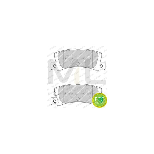 Ferodo Premier Eco Friction Fdb4935 Brake Pad Set For Peugeot 508 Not Prepared For Wear Indicator, Without Accessories | ML Performance Car Parts