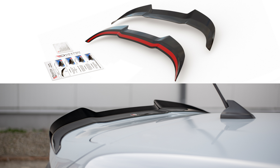 Maxton Design FO-FI-8-ST-CAP1T Spoiler Cap V.2 Ford Fiesta ST / ST-Line MK8 | ML Performance UK Car Parts