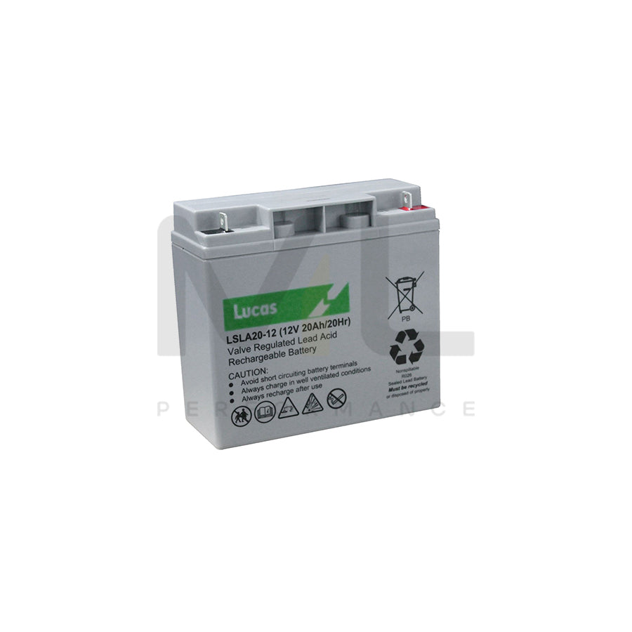 LSLA20-12 Lucas SLA Battery 12V 20Ah | Car Batteries UK | ML Performance Car Parts