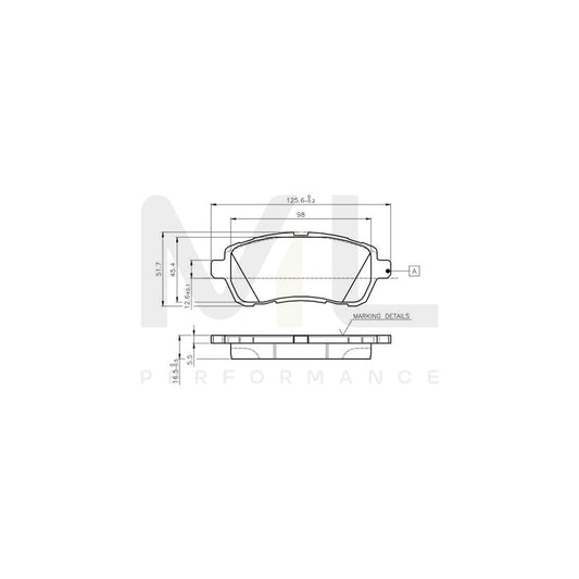 Bosch 0986Tb3083 Brake Pad Set Excl. Wear Warning Contact  | ML Performance Car Parts