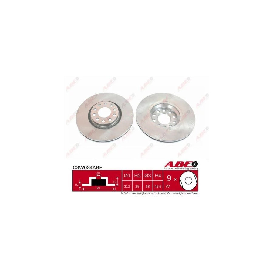 ABE C3W034ABE Brake Disc