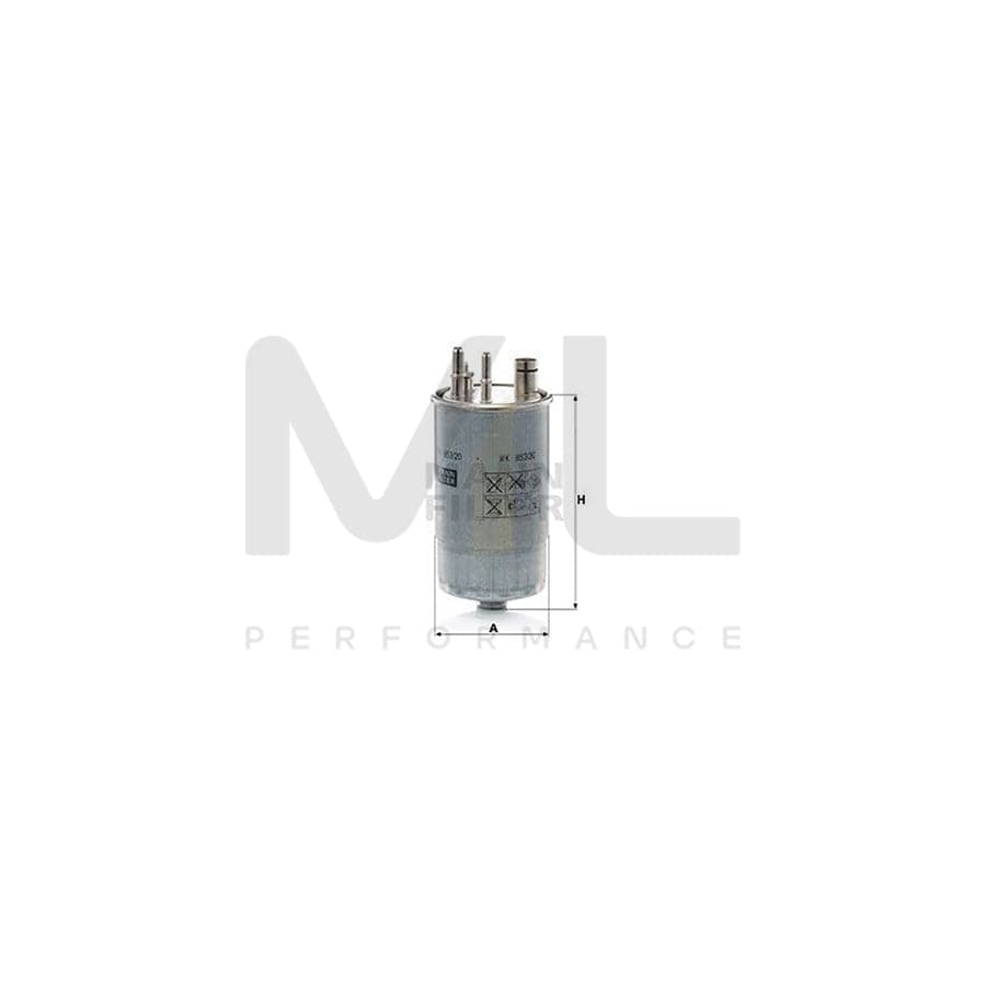 MANN-FILTER WK 853/20 Fuel filter In-Line Filter | ML Performance Car Parts