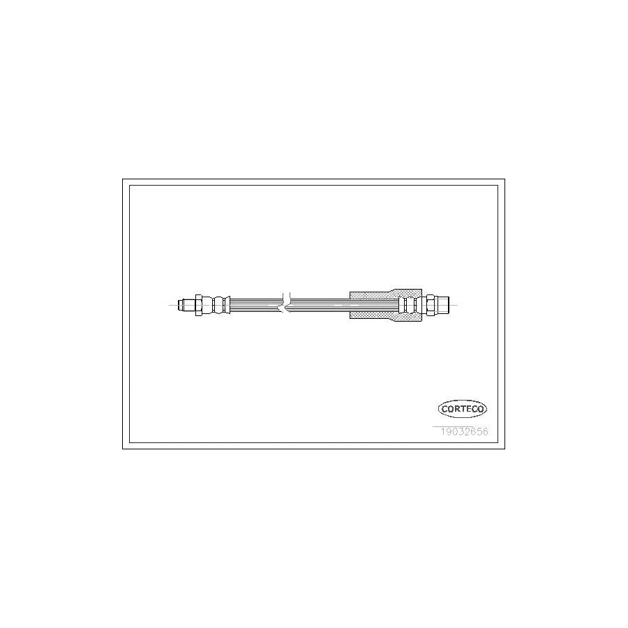 Corteco 19032656 Brake Hose For Audi A8 D2 (4D2, 4D8) | ML Performance UK