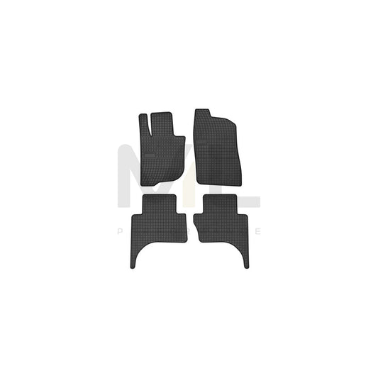 FROGUM Tailored 547679 Floor mat set Elastomer, Front and Rear, Quantity: 4, Black | ML Performance Car Parts