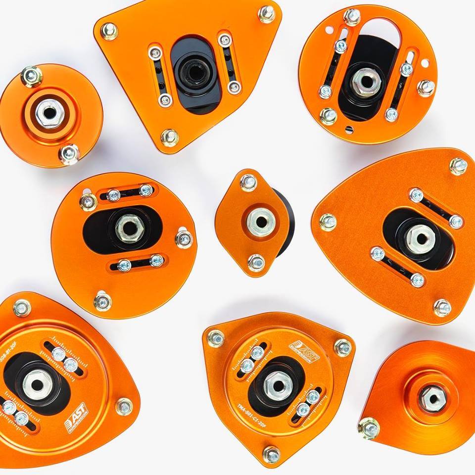 AST Suspension TMA-P07-A1-20F Porsche Front Top Mounts Set | ML Performance