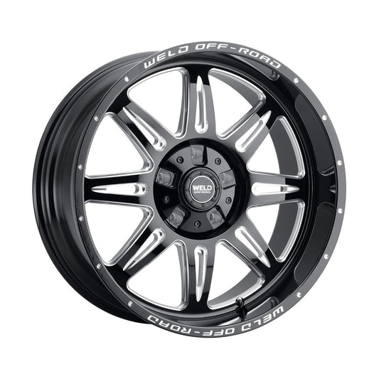 Weld W13209026500 Cheyenne W132 Wheel 20x9 5x114.3 ET0 BS5 Gloss Black MIL
