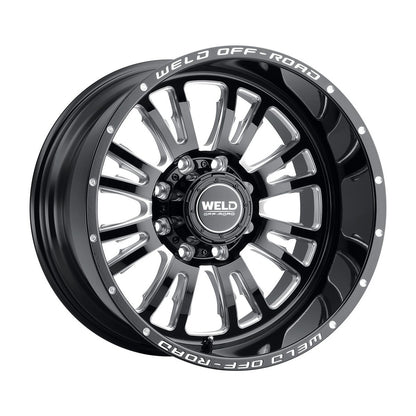 Weld W15809082575 Slingblade W158 Wheel 20x9 8x165.1 ET20 BS5.75 Gloss Black MIL
