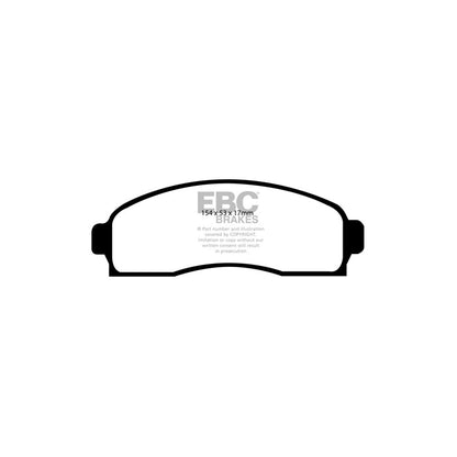 EBC DP61617 Ford Explorer Greenstuff Front Brake Pads 2 | ML Performance UK Car Parts