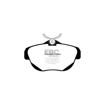 EBC PD40K518 Citroen Fiat Peugeot Toyota Ultimax Pad & Plain Disc Kit 3 | ML Performance UK Car Parts