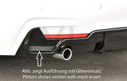 Rieger 00088054 BMW 4 Series F32 F33 F36 Rear Diffuser 3 | ML Performance UK Car Parts