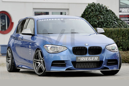 Rieger 00099231 BMW 1 Series F20 F21 Front Splitter 4 | ML Performance UK Car Parts