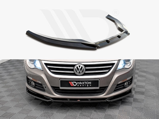 Maxton Design VW-PA-CC-FD4T Front Splitter V.4 VW Passat CC (2008-2012) | ML Performance UK Car Parts