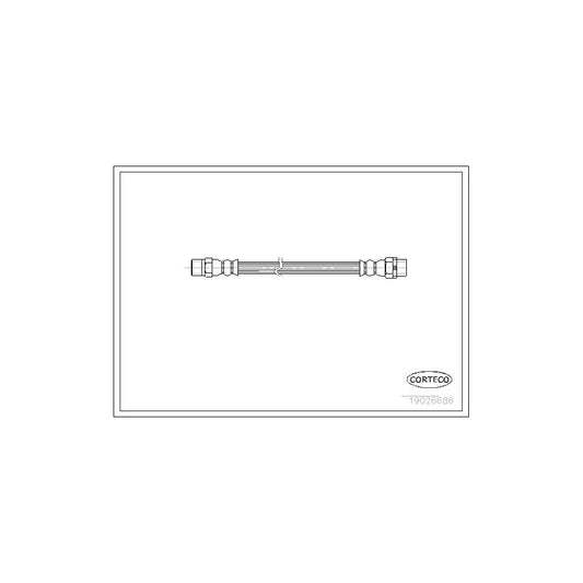 Corteco 19026686 Brake Hose For Bmw 3 Series | ML Performance UK