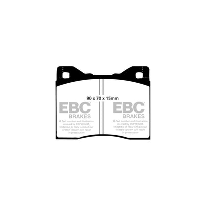 EBC DP23125 Opel Vauxhall Insignia Greenstuff Rear Brake Pads 2 | ML Performance UK Car Parts
