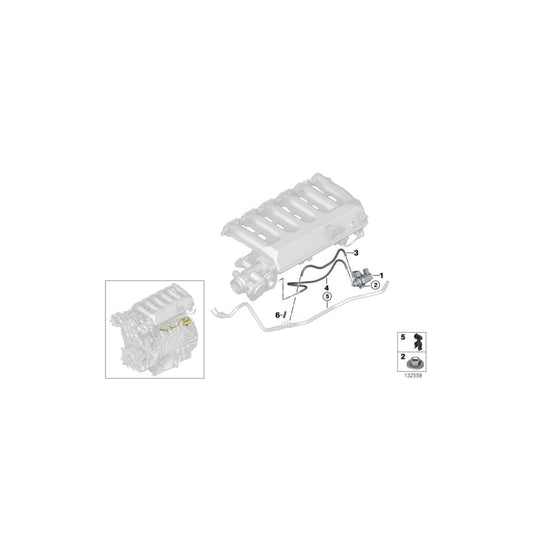 Genuine BMW 11742248843 E70 E53 E83 Hose Clamp (Inc. X5 40dX, 525xd & 325d) | ML Performance UK Car Parts