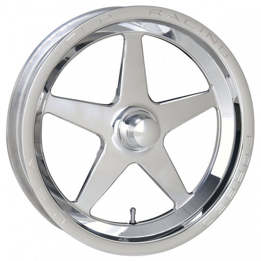 Weld 88-15000 Alumastar Frontrunner Wheel 15x3.5 Anglia Spindle ET-13 BS1.75 Polished