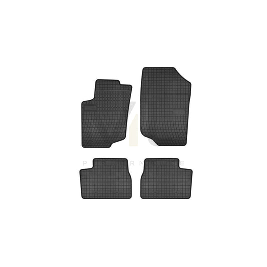 FROGUM Tailored 0631 Floor mat set for PEUGEOT 207 Hatchback Elastomer, Front and Rear, Quantity: 4, Black | ML Performance Car Parts