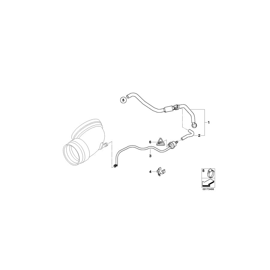 Genuine BMW 11617840499 E85 E86 Air Shut-Off Valve (Inc. Z4 M3.2) | ML Performance UK Car Parts